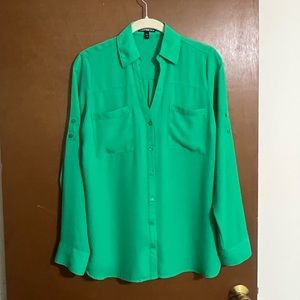 Express Portofino Original Fit Size Medium Kelly green